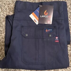 LAPCO FR Men's Navy Cargo Pants with CARODRY Advanced Wicking Management